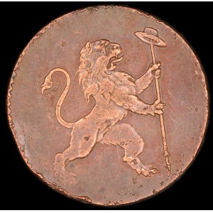 Austrian Netherlands. RDR 1 Liard 1790 Brussels Insurrection Coinage