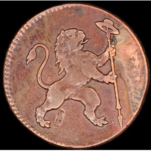 Austrian Netherlands. RDR 1/2 Liard 1790 Brussels Insurrection Coinage