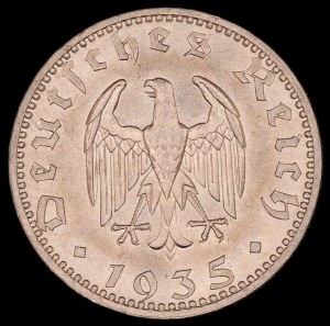 Německo. Třetí říše 50 Reichspfennig 1935 A Berlin
