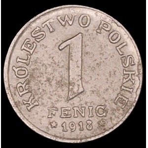 Poland. 1 Fenig 1918 Stuttgart