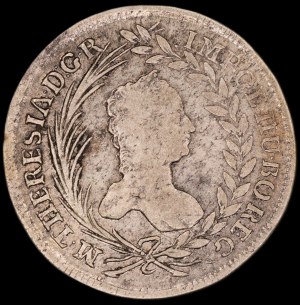 Rakúsko. RDR 20 Kreuzer 1755 Graz Striebro