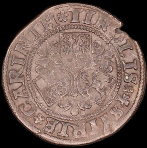 Austria. 1/2 Batzen 1516 Maximilian I Silver