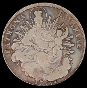 Germany. Bavaria 1 Taler 1756 Munich Silver