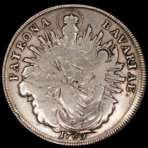 Germany. Bavaria 1 Taler 1760 Munich Silver