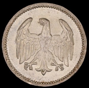 Germany. Weimar Republic 1 Mark 1924 A Berlin Silver