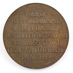 MEDAL, ZYGMUNT KRASIŃSKI, 1959