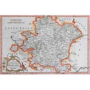 MAPA FRANKONII, G. Rollos, 1756