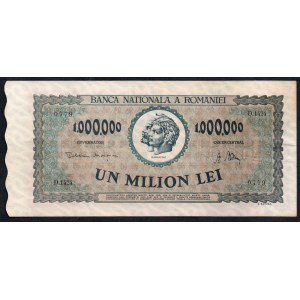 Romania. 1000000 Lei 1947