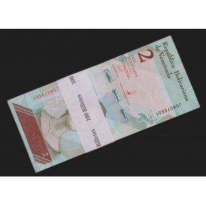 Venezuela. 2 Bolivares 2018 Bundle x 100