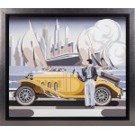 Tomasz Kostecki (b. 1964), Woman and Yellow Mercedes, 2024
