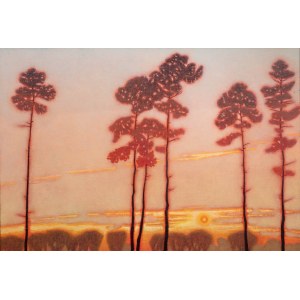 Dawid Zdobylak (b. 1993), Pines, 2022