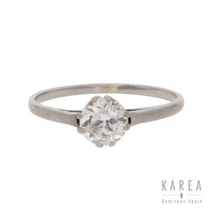solitary ring, early 20th century.
