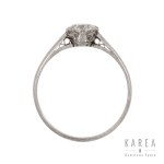 solitary ring, early 20th century.