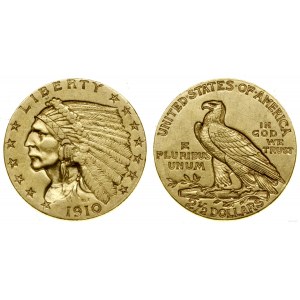 United States of America (USA), $2 1/2, 1910, Philadelphia