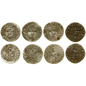 Poland, set of 4 x Gdansk shilling, no date, Gdansk