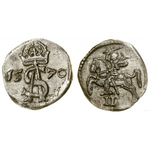 Poland, dwudenar, 1570, Vilnius