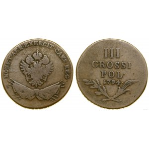 Polska, trojak, 1794, Wiedeń