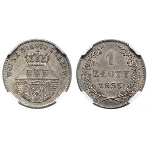 Polska, 1 złoty, 1835, Wiedeń