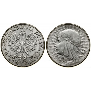 Pologne, 10 zlotys, 1932, Angleterre