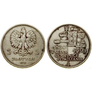 Poland, 5 zloty, 1930, Warsaw