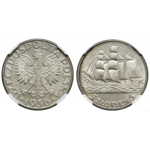 Polska, 5 złotych, 1936, Warszawa