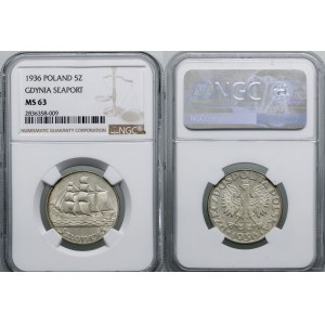 Polska, 5 złotych, 1936, Warszawa