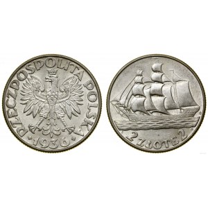 Polska, 2 złote, 1936, Warszawa