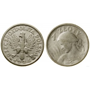 Polska, 1 złoty, 1924, Paryż