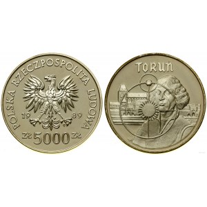 Poland, 5,000 zloty, 1989, Warsaw
