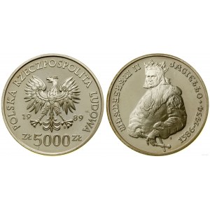 Polonia, 5.000 PLN, 1989, Varsavia