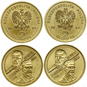 Poland, 2 x 2 gold set, 1996, Warsaw