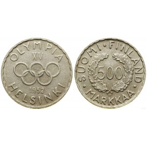 Finlandia, 500 marek, 1952 H, Helsinki