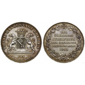 Niemcy, talar, 1863, Brema