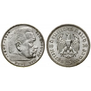 Germany, 5 marks, 1936 A, Berlin