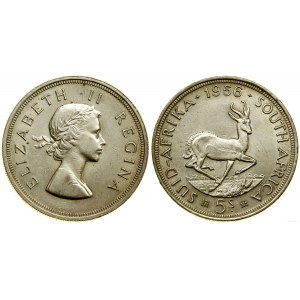 Republika Południowej Afryki, 5 szylingów, 1956, Pretoria