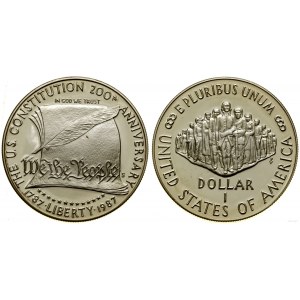 United States of America (USA), $1, 1987 S, San Francisco