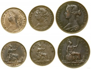 United Kingdom, set of 3 coins, London