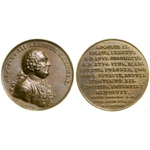 Poland, copy of a medal from the royal suite dedicated to Augustus III, 19th century.
