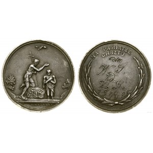 Polska, medal chrzcielny