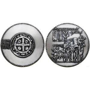 Polska, medal z serii królewskiej PTAiN - Kazimierz Odnowiciel, 1984, Warszawa