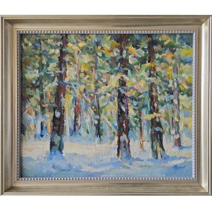 Slawomir Mieleszko (1938 Nowy Swierżeń - 2021 Warschau), Winterlandschaft, 1996