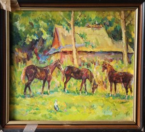 Slawomir Mieleszko (1938 Nowy Swierżeń - 2021 Varšava), Polská krajina, 1998