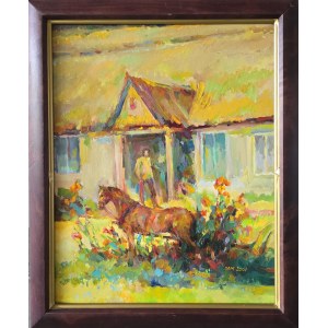 Slawomir Mieleszko (1938 Nowy Swierżeń - 2021 Varsovie), Avant le manoir, 2001