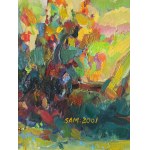 Slawomir Mieleszko (1938 Nowy Swierżeń - 2021 Varsovie), Avant le manoir, 2001