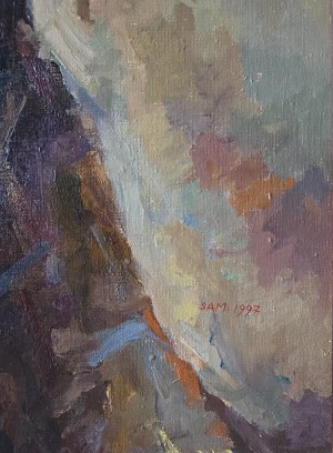 Sławomir Mieleszko (1938 Nowy Świerżeń - 2021 Warszawa), Bieda (cykl Oblicza wojny), 1997