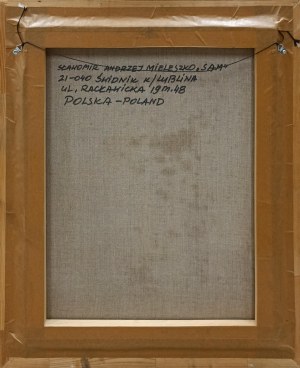 Slawomir Mieleszko (1938 Nowy Swierżeń - 2021 Varšava), Portrét s červeným límcem, 1998