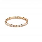 18K RED GOLD RING 1.09 GR WITH DIAMONDS - JG4041802