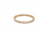 18K RED GOLD RING 1.09 GR WITH DIAMONDS - JG4041802