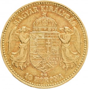 Hungary 10 Corona 1898 KB FRANZ JOSEPH I. Kremnica