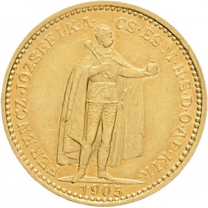 Węgry 20 Corona 1905 KB FRANZ JOSEPH I. Kremnica